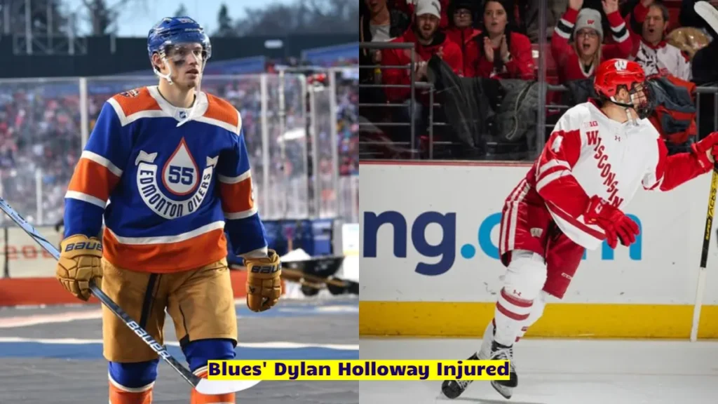 Blues' Dylan Holloway Injured